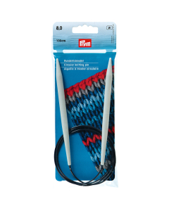 Ferri circolari plastica 100cm 8mm