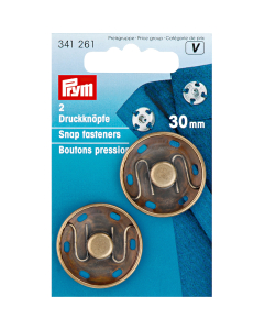 Bottoni automatici ottone 30mm