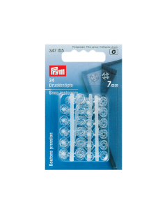 Bottoni automatici plastica 7mm