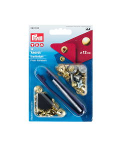 Bottoni pressione 12mm oro