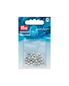 Strass ferro rotondo 5mm argento