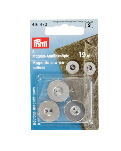Bottone magnetici per cucire 19mm