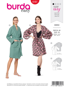 Cartamodello-Kimono -Accappatoio