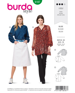 Cartamodello-Camicetta -Maniche raglan