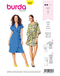 Vestito a portafoglio con fascette -Orl