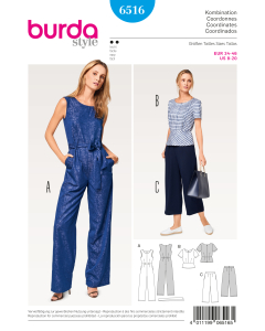 Cartamodello-Tuta Camicetta Pantalone