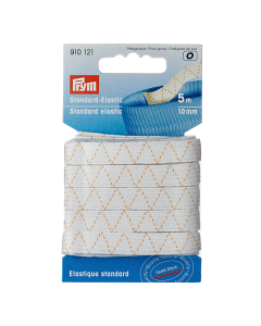 Elastico lavabile 10mm bianco 5 MT
