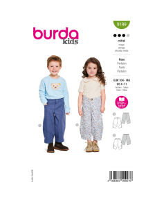 Cartamodello-Pantaloni a campana