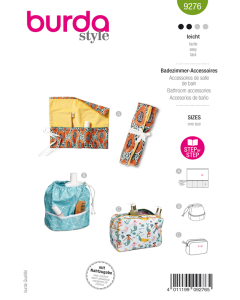 Cartamodello-Accessori da bagno