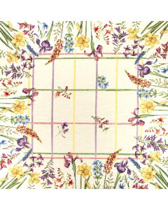 CENTRO TAVOLA 100X100 FIORI FEDERICA