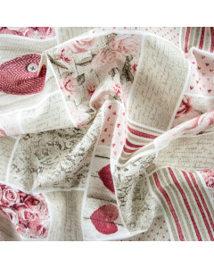 PIQUET FANTASIA CUORI PATCHWORK SHABY