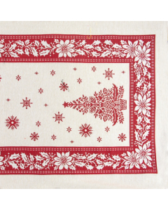 RUNNER PIAZZATO 40X100 ROSSO NATALE