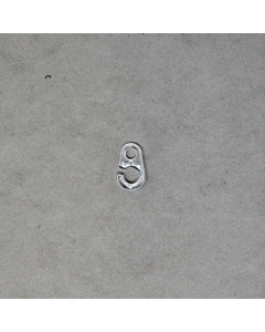 Ganci plastica con occhiello mm. 7
