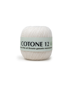 FILO UNCINETTO COTONE N.12 GOM.DA 100G