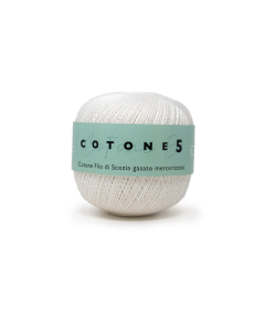FILO UNCINETTO COTONE N.5 GOM.DA 100G