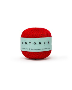 FILO UNCINETTO COTONE N.8 GOM.DA 100G
