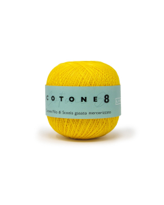FILO UNCINETTO COTONE N.8 GOM.DA 100G