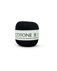 FILO UNCINETTO COTONE N.8 GOM.DA 100G