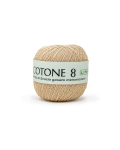 FILO UNCINETTO COTONE N.8 GOM.DA 100G