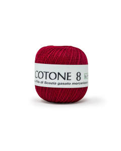 FILO UNCINETTO COTONE N.8 GOM.DA 100G