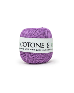 FILO UNCINETTO COTONE N.8 GOM.DA 100G