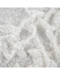 TULLE RICAMATO CON PERLINE ROUEN SPOSA