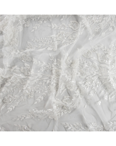 TULLE RICAMATO CON PERLINE VERTOU SPOSA