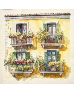 Pannelli 47x47 balconi fioriti