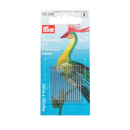 Aghi ricamo 'Crewel' N.7 0,70x38mm