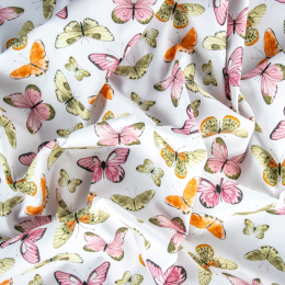 DRILL COTONE DIGITALE FARFALLINE