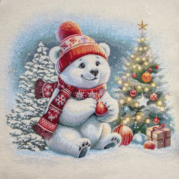 PANNELLI 47X47 CM ORSO POLARE NATALE