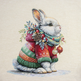 PANNELLI 47X47 CM CONIGLIO NATALE