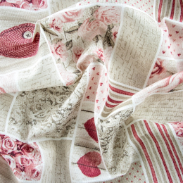 PIQUET FANTASIA CUORI PATCHWORK SHABY