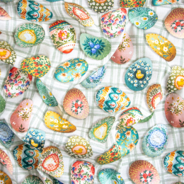 TOVAGLIA BALZATA UOVA COLORATE