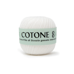 FILO UNCINETTO COTONE N.8 GOM.DA 100G