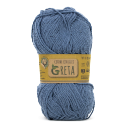 Filato cotone greta ecologico