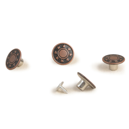 Bottone jeans 17mm 6pz