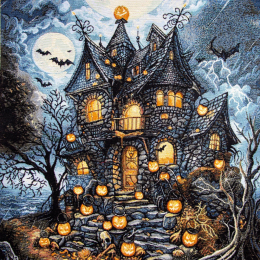 Pannelli 47x47 Halloween castel