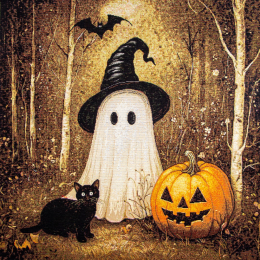 Pannelli 47x47 Halloween friends