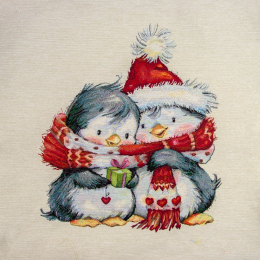 Pannelli 47x47 pinguini Natale