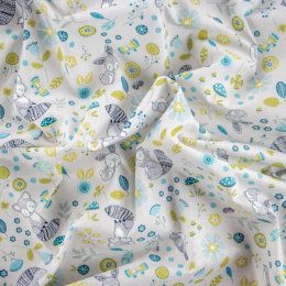 COTONE OLANDA ANIMALI DEL BOSCO