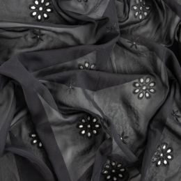 GEORGETTE LOUVRE RICAMATA