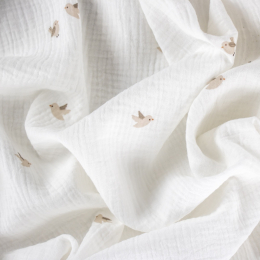 TELA INDIANA FANTASIA UCCELLINI