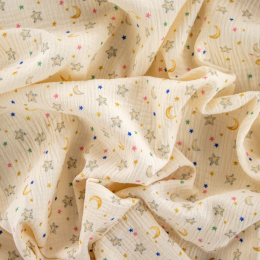 TELA INDIANA FANTASIA STELLE E LUNE