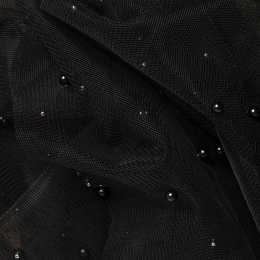 TULLE CON PERLINE NAVE