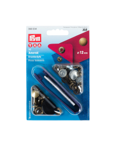 Bottoni pressione 12mm ottone antico