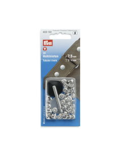 Rivetti tubolari 3-4mm argento