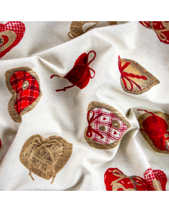 CUJA PALOMA CUORI 140 x 50 cm