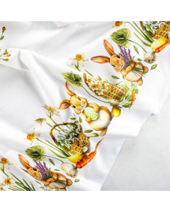 TOVAGLIA BALZATA CESTINI FIORITI