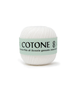 FILO UNCINETTO COTONE N.8 GOM.DA 100G